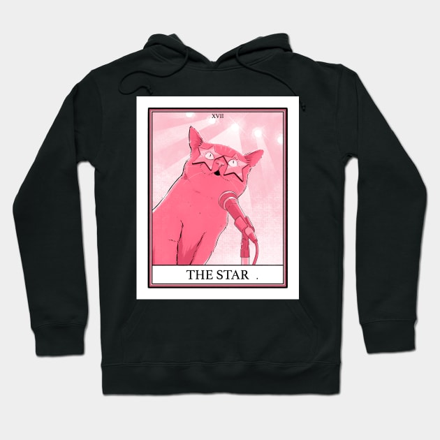 Star Cat Tarot Hoodie by B McCormick ART